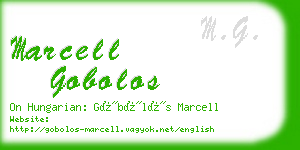marcell gobolos business card